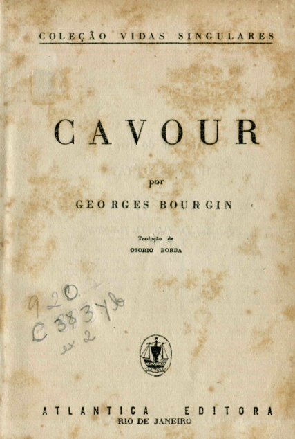 Capa do Livro Cavour