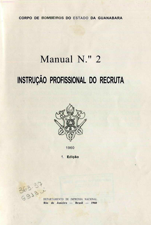 Capa do Livro Instrução Profissional do Recruta