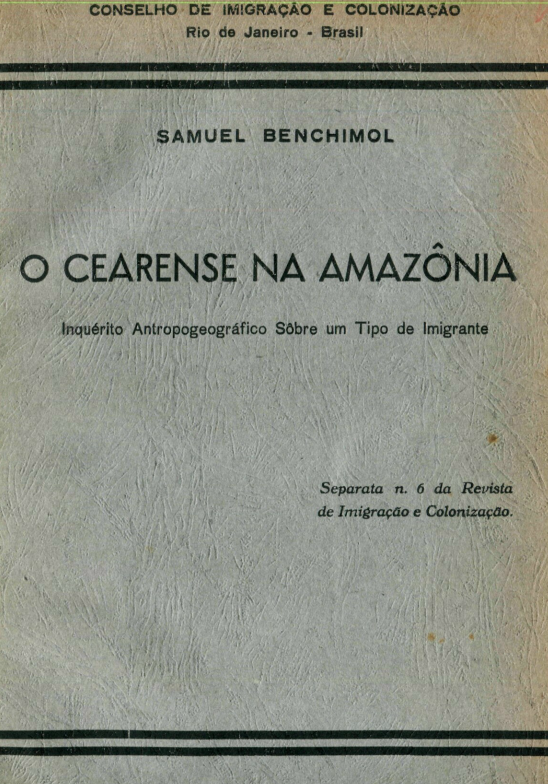 Capa do Livro O Cearense na Amazônia