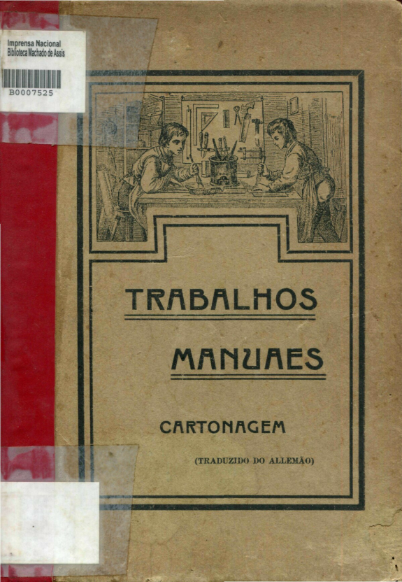 Capa do Livro Trabalhos Manuaes - Cartonagem