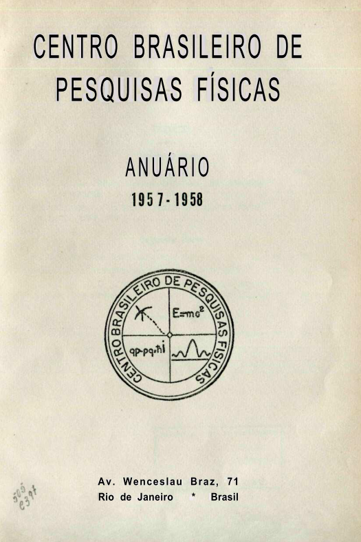 Capa do Livro Centro Brasileiro de Pesquisas Físicas - Anuário 1957