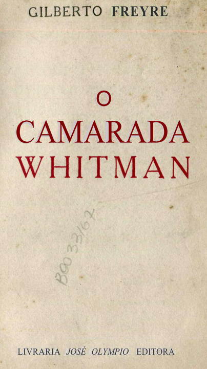 Capa do Livro O Camarada Whitman