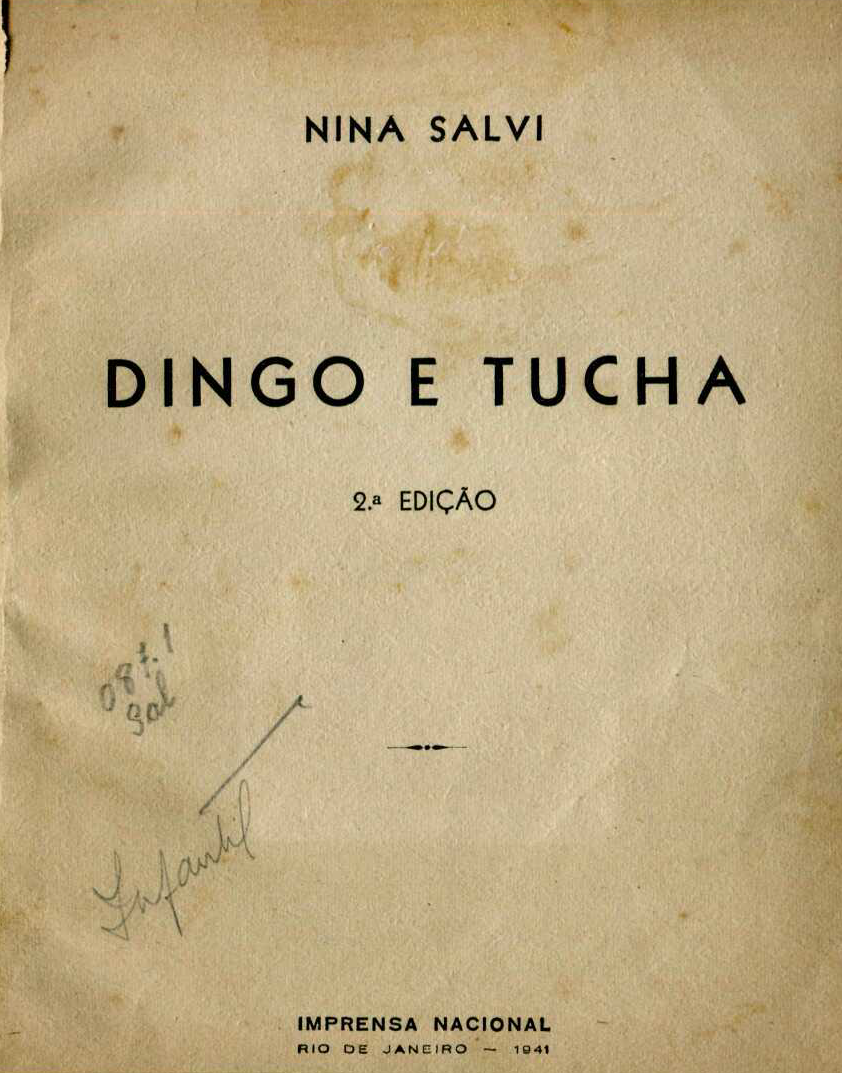 Capa do Livro Dingo e Tucha