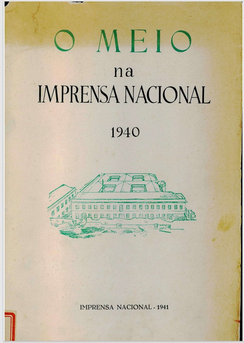 Capa do Livro O meio na Imprensa Nacional 1940