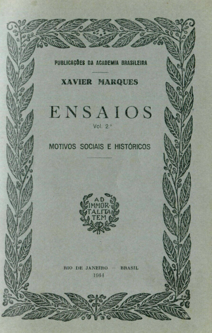 Capa do Livro Ensaios- Evolução da Crítica Literária no Brasil v. 2