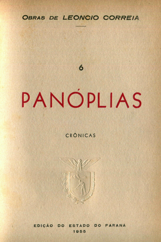 Capa do Livro Panóplias - Crônicas