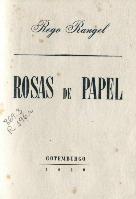 Capa do Livro Rosas de Papel