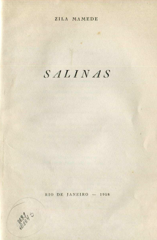 Capa do Livro Salinas