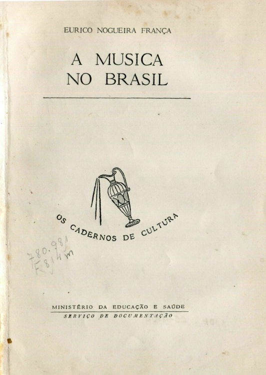 Capa do Livro A Música no Brasil