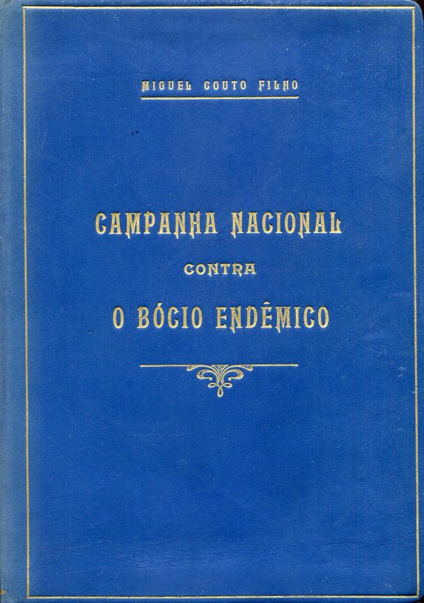 Capa do Livro Campanha Nacional Contra o Bócio Endêmico