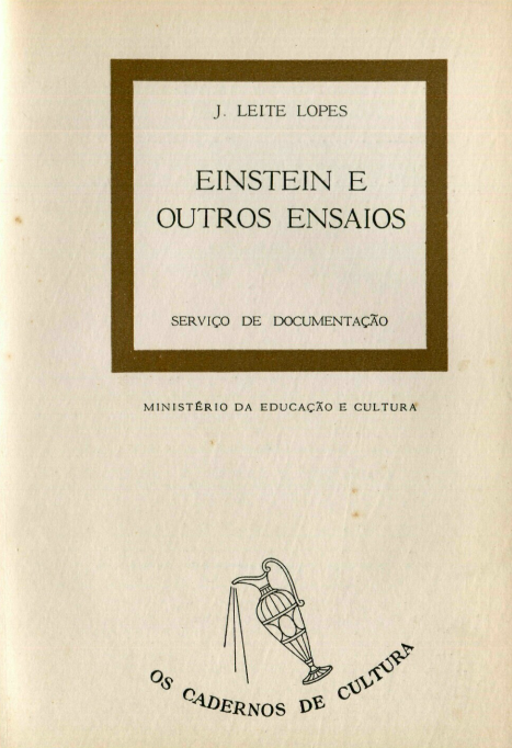 Capa do Livro Einstein e Outros Ensaios