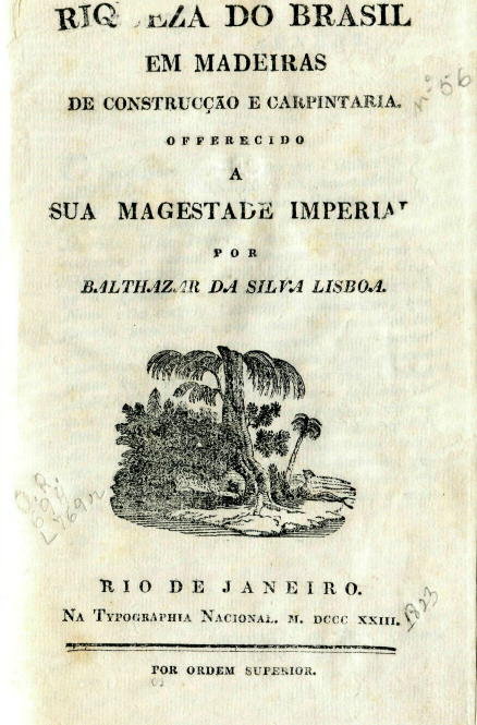 Capa do Livro Riqueza do Brasil em Madeiras