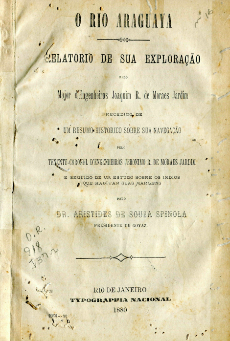 Capa do Livro O Rio Araguaya - Relatório de Sua Exploração