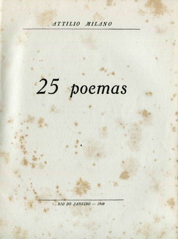 Capa do Livro 25 poemas