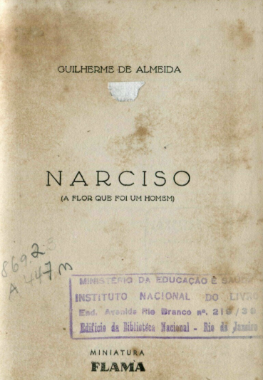 Capa do Livro Narciso
