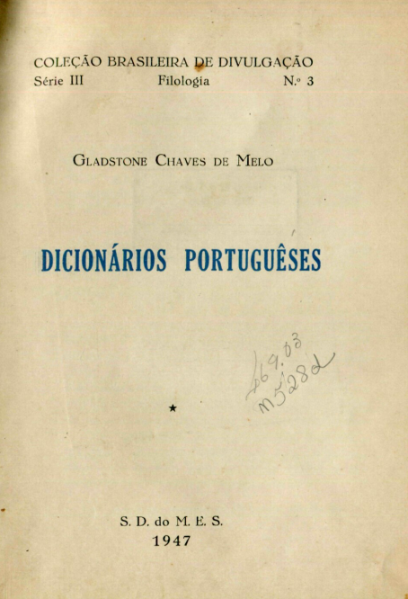 Capa do Livro Dicionários Portuguêses