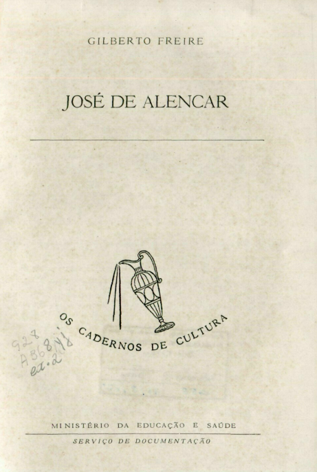 Capa do Livro José de Alencar
