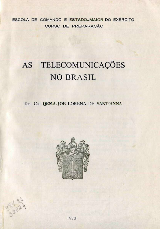 Capa do Livro As Telecomunicações no Brasil