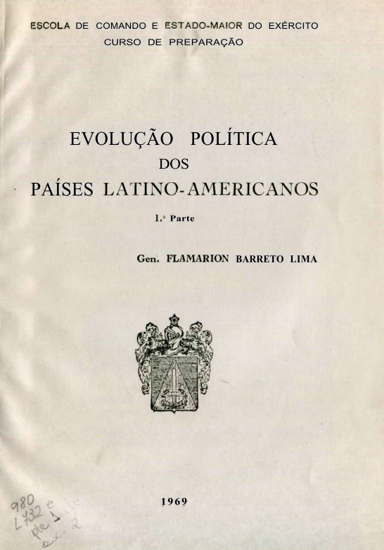 Capa do Livro Evolução Política dos Países Latino-Americanos--1ª Parte