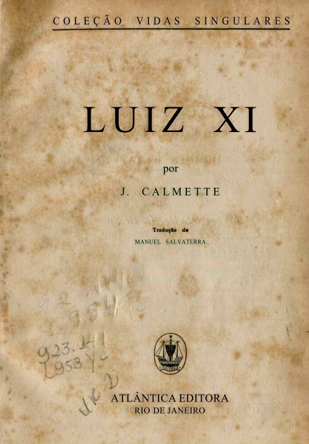 Capa do Livro Luiz XI