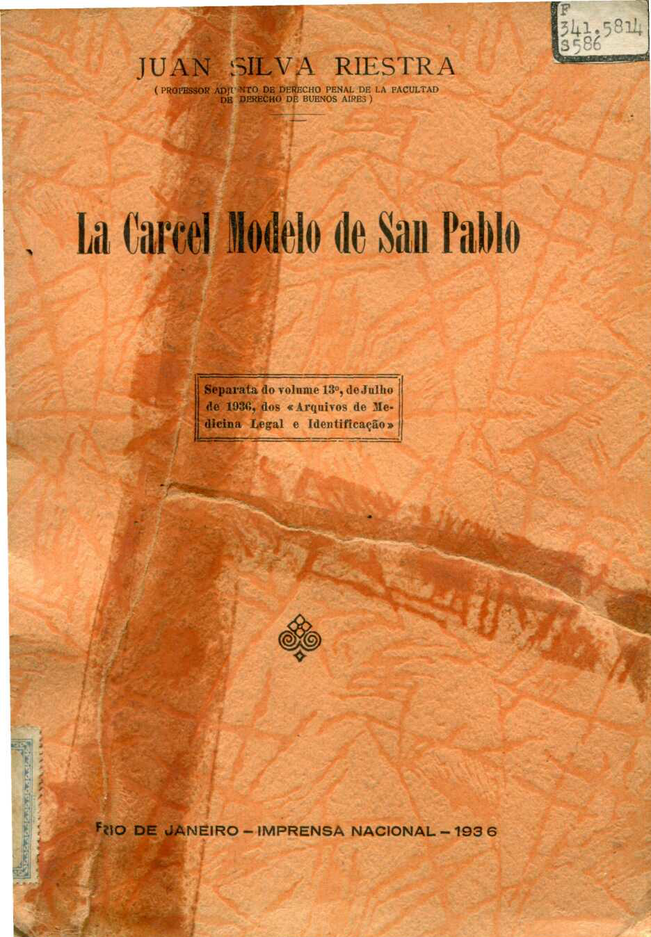 Capa do Livro La Carcel Modelo de San Pablo