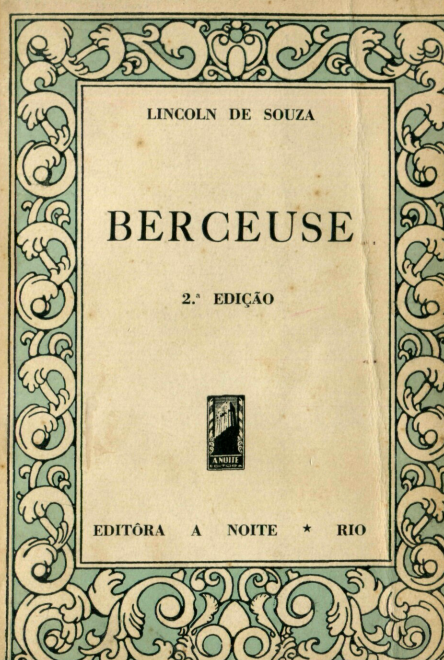 Capa do Livro Berceuse