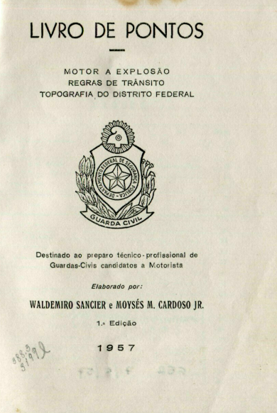 Capa do Livro Livro de Pontos-Motor a Explosão,Regras de Trânsito e Topografia do Distrito Federal